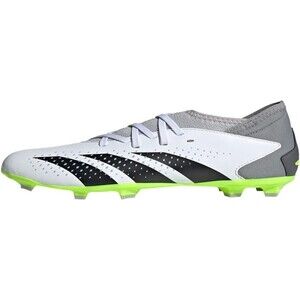 Kids Sz 12K White Black Grey Adidas Predator Accuracy.3 FG Soccer Cleats IE9504